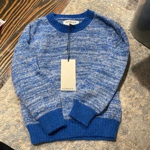 Aymara blue sweater sz 3 brand new with tags